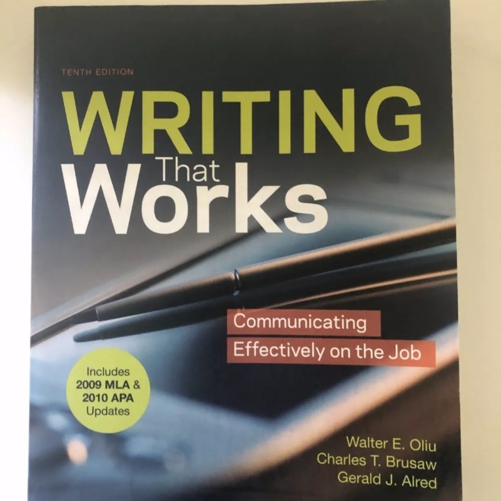 Writing That Works Textbook